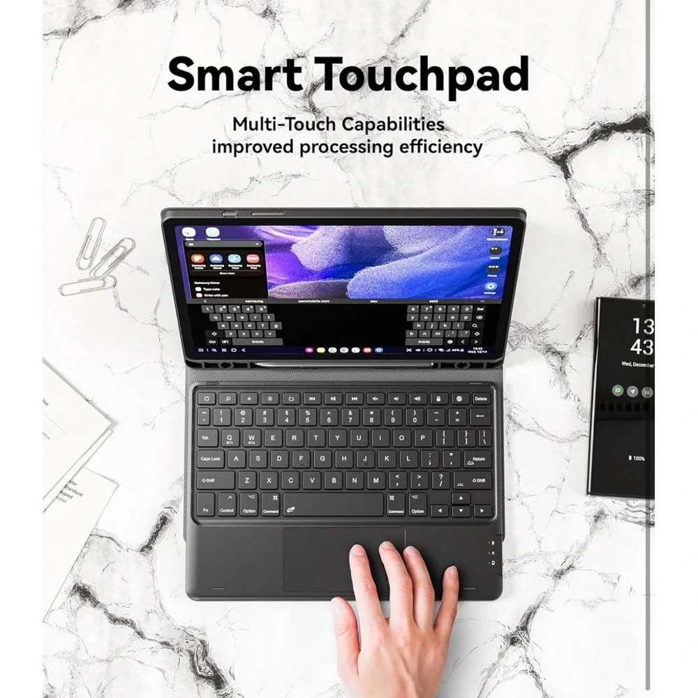 GreenLaw Galaxy Tab S9 FE 5g Case with Keyboard